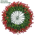 thumbnail image 5 of ZZ 20 Bundles Artificial Fake Flowers for Outdoor Faux Eucalyptus Flowers for Home Decoration, 5 of 7