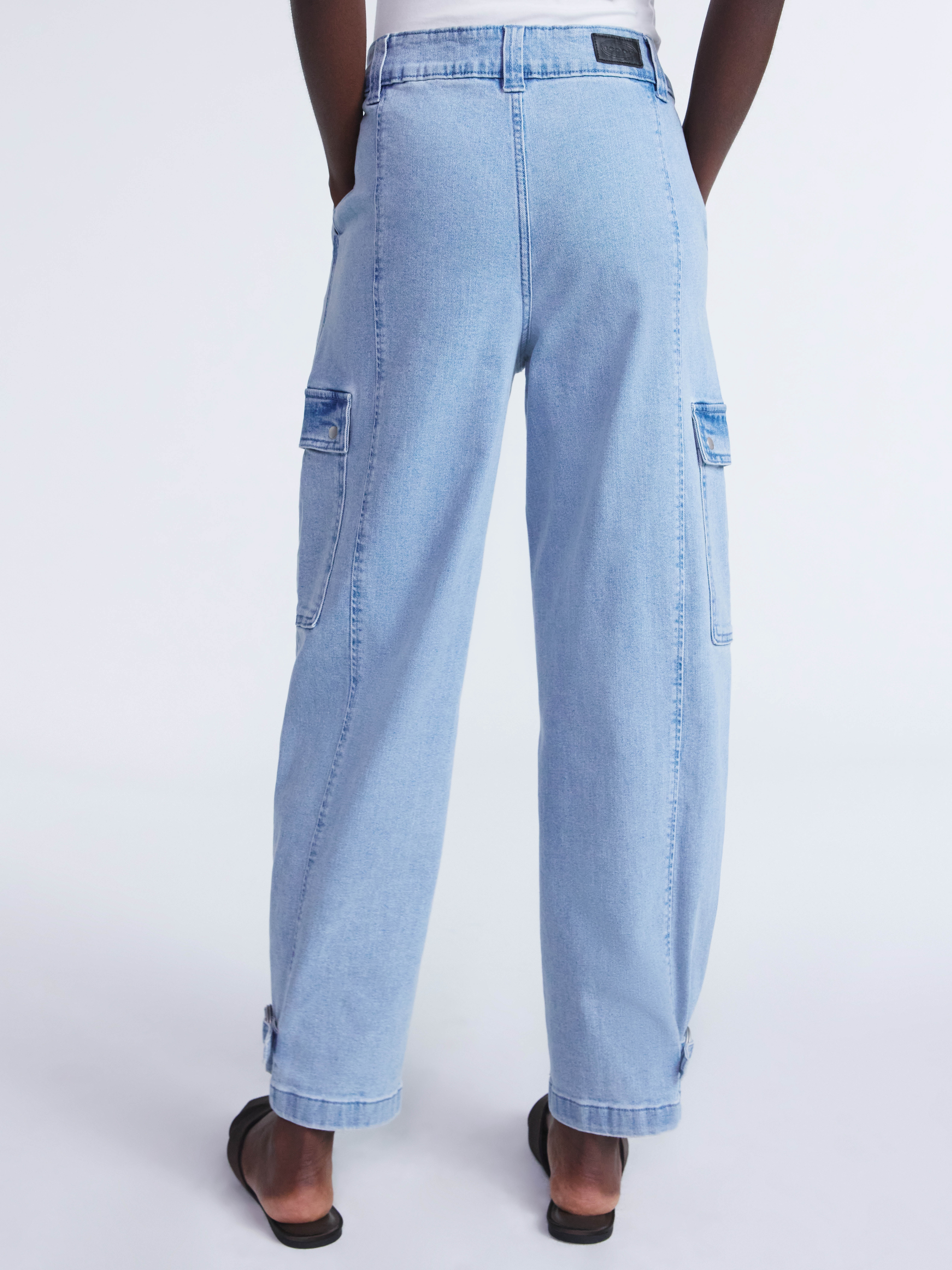 Scoop Women’s and Women’s Plus Utility Cargo Jeans, Sizes 0-26
