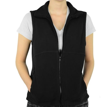 Fleece Print Vest - Fleece Vest for Women - 6 Different Colors Available - by Mato & Hash