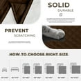 thumbnail image 3 of Sanmadrola 100% Double-Sided Waterproof Dog Bed Cover Pet Blanket Sofa Couch Furniture Protector for Kids Children Dog Cat, 52''x82'' Brown, 3 of 7
