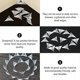 thumbnail image 3 of 100 Pcs Stair Dust Corners- Dust Corners For Stairs-triangle Transparent Crystal Dust-proof Corner Home Cabinet Wardrobe Drawer Dead Angle Anti-stair, 3 of 5