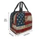 thumbnail image 3 of Disketp American Flag1 for Insulated Lunch Bag for Women and Men, Perfect for Work, Hiking, Picnic, 3 of 8