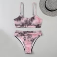 thumbnail image 4 of Traje de baño de dos piezas con estampado de bikini sexy para mujer Conjunto de ropa de playa Fridja  nalpqowj52588, 4 of 8