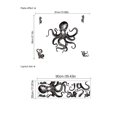 thumbnail image 3 of Adhesivos de pared de PVC con forma de pulpo, papel pintado extraíble de 30 x 90 cm, 3 of 3