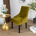 thumbnail image 2 of Housse de Chaise Douce Confortable Détachable Extensible Réutilisable Décorative Durable pour Salle à Manger Housse de Siège Anti-Poussière Fournitures Ménagères, 2 of 8