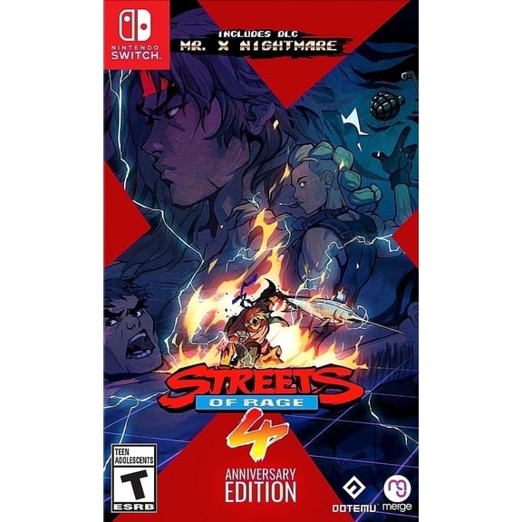 Streets of Rage 4 - Anniversary Edition, Merge Games, Nintendo Switch, 81933502106