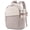 Beige-light Gray, variant on Backpack Purses for Women, Chic Versatile Backpack with Water Bottle Pocket, Lightweight Waterproof Casual Daypack for City Work Commute, College, Travel & Gifts, Black-White-Brown