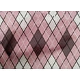 thumbnail image 4 of oneOone Cotton Poplin Pastel Pink Fabric Argyle Check Fabric For Sewing Printed Craft Fabric By The Yard 56 Inches Wide, 4 of 4