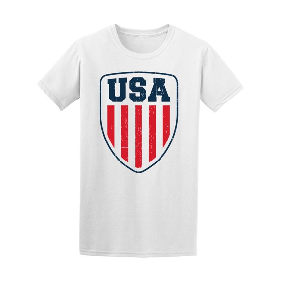 Usa Shield Vintage Stamp Tee Men's -Image by Shutterstock