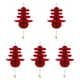 thumbnail image 1 of Colgante de rojo para el hogar, regalo tradicional, adorno colgante de la , suministros de fiesta para cumpleaños, aniversario, año, 1 of 9