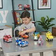 thumbnail image 6 of Paw Patrol Rubble's Deluxe Transforming Play Vehicles with Collectible Action Figure, Yellow, 6 of 8