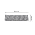 thumbnail image 4 of Unique Bargains 1 Pc Perspiration-Wicking Headband for Yoga Light Gray White, 4 of 6