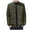 Army Green, variant on Gubotare Men's Winter Coat Jacket Casual Winter Stand-Up Collar Pocket Plus Velvet Cotton Zipper Coat (Black, XXXL)