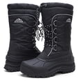 thumbnail image 5 of Botas ALEADER Aisladas Impermeables para Nieve Invierno Negras Talla 9 US, 5 of 5