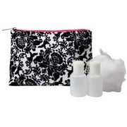 Modella B&W Baroque Fitted Clutch Travel Bag Set, 4 pc