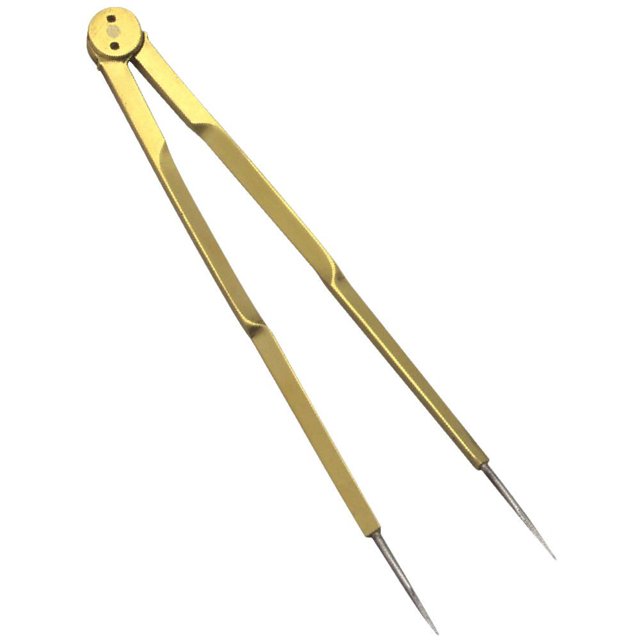 LINOGRAPH Navigation Compass Divider with Steel Needle Points
