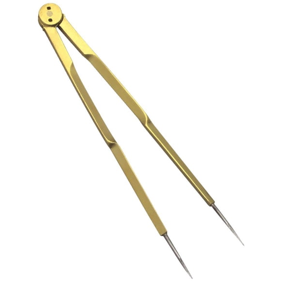LINOGRAPH Navigation Compass Divider with Steel Needle Points