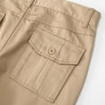 thumbnail image 6 of Boys Fashion Khaki Boys Dress Pants Slacks Kids Uniform Boys Suit Size 9-10 Years, 6 of 8
