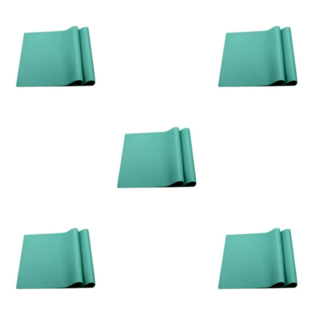 jesticaly 2x Table Scratches And Stains With These Sturdy And Durable Placemats Heat Resistant Table Place Mat green 40*30cm 5Set