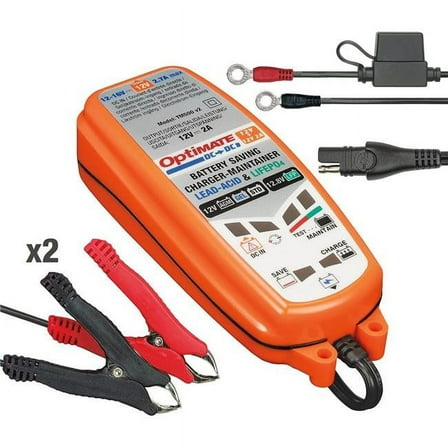 TecMate TECTM-500V3 Optimate DC to DC Battery Saving Charger & Maintainer - Blue