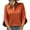 Orange, variant on XIYON Womens T Shirts Women Fashion Crew Neck Point Sleeve Chiffon Comfortable Top T Shirt Loose Fit Tshirts