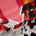 thumbnail image 5 of Erosebridal Western Xmas Tree Kitchen Curtains, Cowboy Leopard Print Black Out Curtains Pack of 2 (42x63 Each), Red Dark Brown, 5 of 6