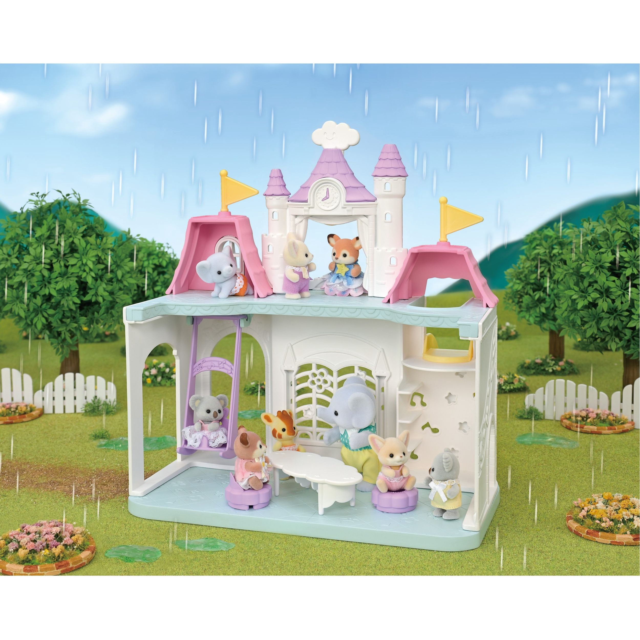 Calico Critters Playtime Castle Nursery, Doll Playset for Ages 3+