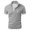 A#Light Gray669, variant on Men's Contrast Placket Stag Embroidery Polo Shirt Short Sleeve Fitted Tops Oktoberfest Bar Shirts