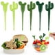 thumbnail image 2 of Paquete de 6 tenedores de frutas Advancent HA065101-00 para fiestas postres cactus aperitivos comida portátil, 2 of 6