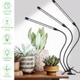 thumbnail image 2 of Grow Light for Indoor Plants,6000K 126LED Clip Plant Lights with Flexible Gooseneck & Timer Setting 3/9/12H,5 Dimmable Levels, 2 of 7