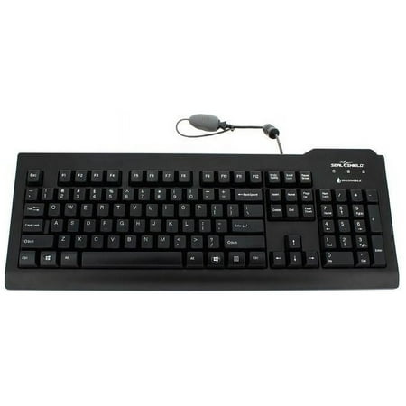 Seal Shield Silver Seal 105 Key Spanish Waterproof Keyboard - Black price history on PriceWatchPro