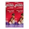 Product of Children's Grape Flavored Tylenol Oral Suspension Fever Reducer and Pain Reliever, 2 pk./4 fl. oz.
