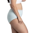 thumbnail image 6 of Fit for Me by Fruit of the Loom Women's Plus Size Cotton Brief Panties, Soft Comfort Waistband, Full Coverage, Multipacks, Sizes 1X–5X, 6 of 7
