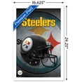 thumbnail image 3 of NFL Pittsburgh Steelers - Helmet 16 Wall Poster, 14.725" x 22.375", Framed, 3 of 5