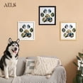 thumbnail image 7 of Sunlit Dog Paw Print Photo Collage Frame, Holds 5 Pictures of Pets & Owners, Ideal Gift for Dog Moms & Dads, Natural Finish Pet Memorial Keepsake and Wall Décor, 10.24" x 11.4", 2Pcs, 7 of 7