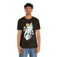 thumbnail image 5 of Arctic Fox Flowers Moon Fashion Unisex Jersey Short Sleeve Tee, 5 of 12