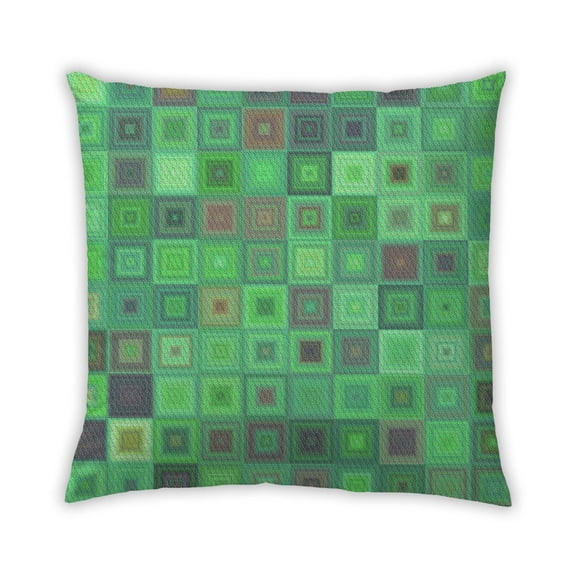 Ahgly Company Indoor Square Contemporary Throw Pillow, 18 inch by 18 inch