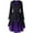 a2-purple trench coat, variant on UPPADA Women's Vintage Double-Breasted Trench Coat Mid-Length Belted Lapel Overcoat Pea Coats Outerwear Irregular Pleated Hem Coats Red,XXXXXL