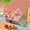 Baby Pink, variant on Christmas 4-compartment Snack Platter, 1 Count Portable Lunch Box with Lid for Fruit & Snack, Food Storage Container for Home & Outdoor Camping, Summer for Gift, Kitchenware, Lunchbox,