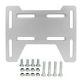 thumbnail image 1 of Motor Engine Mount Adapter Bracket Plate 7075 Billet Aluminum High Hardness for Small 4 Stroke Engines Silver, 1 of 9