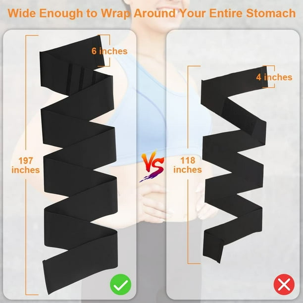16.4FT Long Waist Trainer for Women with Loop, 6IN Wide Miracle
