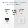 thumbnail image 3 of Cargador STAKYCET 20 W USB-C, paquete de 3, carga rápida, 3 m, 3 of 7