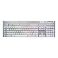 thumbnail image 1 of Logitech G G915 X - Clavier - LIGHTSPEED - Rétroéclairé - Sans Fil - 2,4 GHz, Bluetooth, USB - QWERTY - Anglais - Commutateur de Touches : GL Tactile - Blanc, 1 of 7