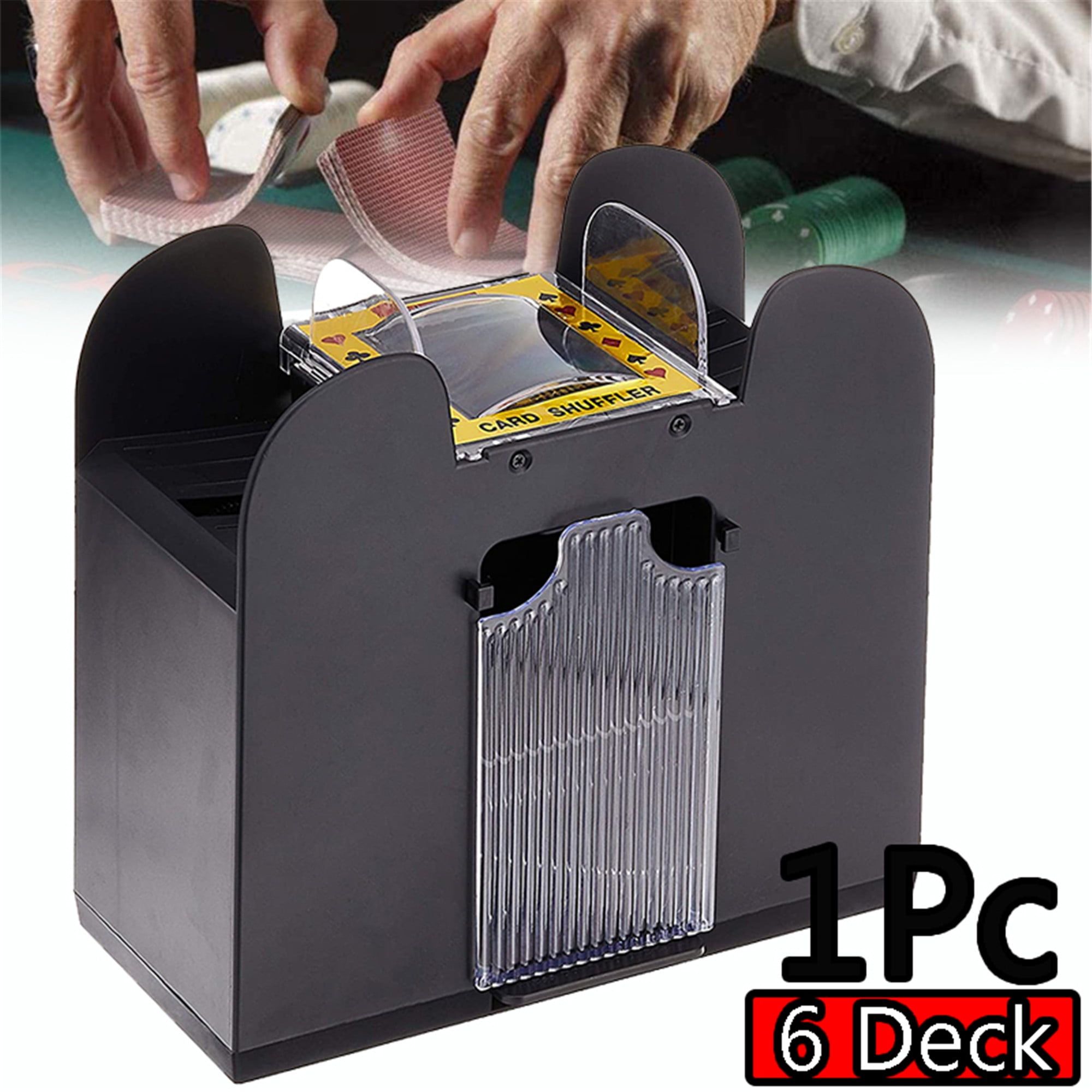 Elbourn Card Shuffler 46 Deck Automatic, BatteryOperated Electric