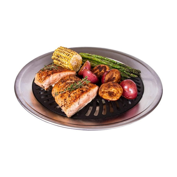 Cocina Home Stove Acero Inoxidable Doble Capa Antiadherente para Barbacoa Interior sin Humo