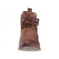 thumbnail image 4 of Corral Boots Women's Harness and Studs Booties Round Toe Brown, 4 of 4