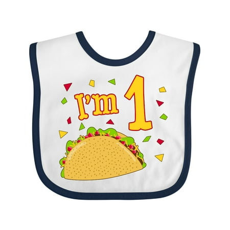 

Inktastic I m One- Taco Birthday Party Gift Baby Boy or Baby Girl Bib