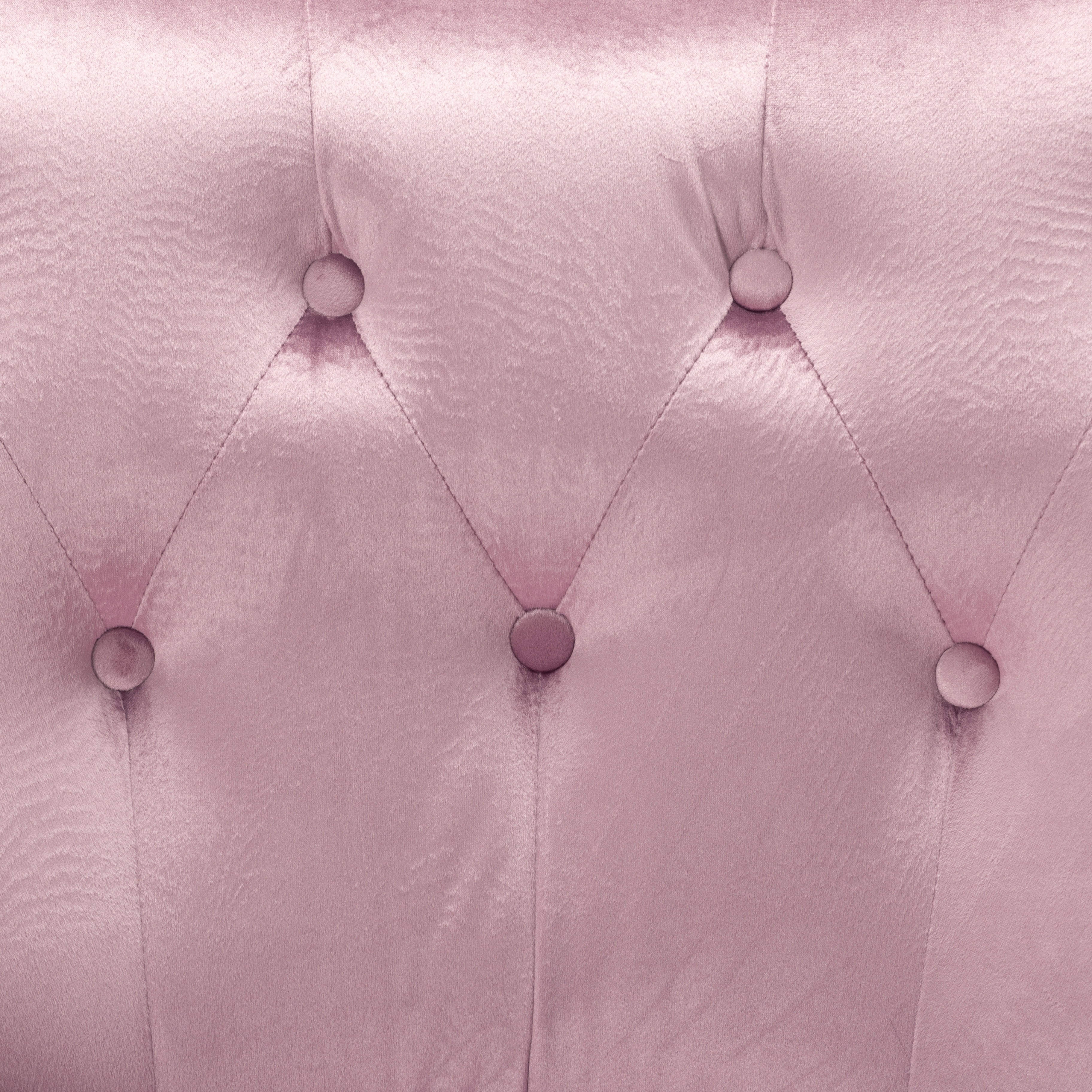 BSHTI Velvet Button-Tufted Wingback Armchair, Modern Mid Century Armchair, Pink Velvet Reading Chair for Bedroom Living Room Office