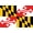 Unframed, variant on Art.com Maryland - State Flag Art Print by Lantern Press, 18" x 12"