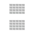 thumbnail image 4 of Inteprter Sobre para tarjetas de regalo de 50 piezas - Clásico y elegante Protege el contenido Daños Materiales reciclables Gris plateado 155 * gris-plata 155*105mm (M) 2Conjunto, 4 of 6